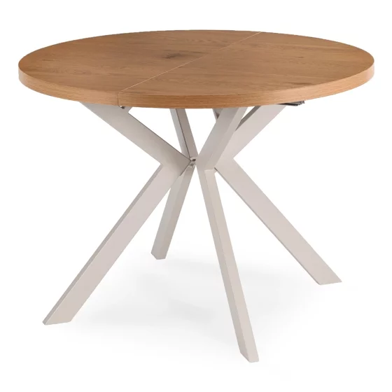 Masa Extensibila Peroni E, 100-250x100x75 h cm, Metal/MDF, Casmir/Stejar picture - 1