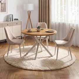 Masa Extensibila Peroni E, 100-250x100x75 h cm, Metal/MDF, Casmir/Stejar