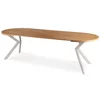Masa Extensibila Peroni E, 100-250x100x75 h cm, Metal/MDF, Casmir/Stejar picture - 6
