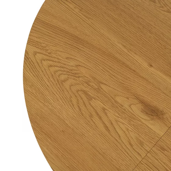 Masa Extensibila Peroni E, 100-250x100x75 h cm, Metal/MDF, Negru/Stejar Auriu picture - 8