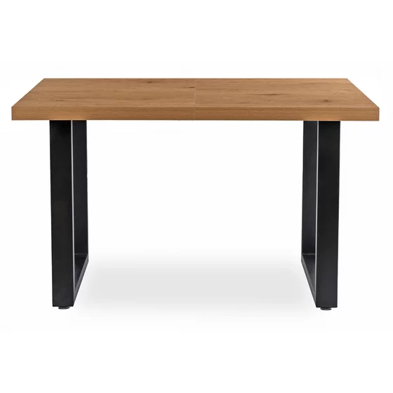 Masa Extensibila Trento, 130-180-230x90x78 h cm, Metal/MDF, Negru/Stejar picture - 3