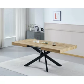 Masa Extensibila Valhalia, 145-175-205x90x75 cm, Blat MDF, Stejar