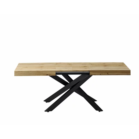 Masa Extensibila Valhalia, 145-175-205x90x75 cm, Blat MDF, Stejar picture - 6