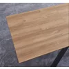 Masa Extensibila Viken, 160-200x80x76 h cm, Picior Metalic, Negru/Stejar Natur picture - 3