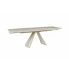 Masa Extensibila Volare, 165-240x90x76 cm, Metal/Piatra Sinterizata, Gri Deschis cu Beige Nisip picture - 2