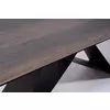 Masa Extensibila Westin Ceramic, 160-240x90x77, Negru/Maro picture - 5