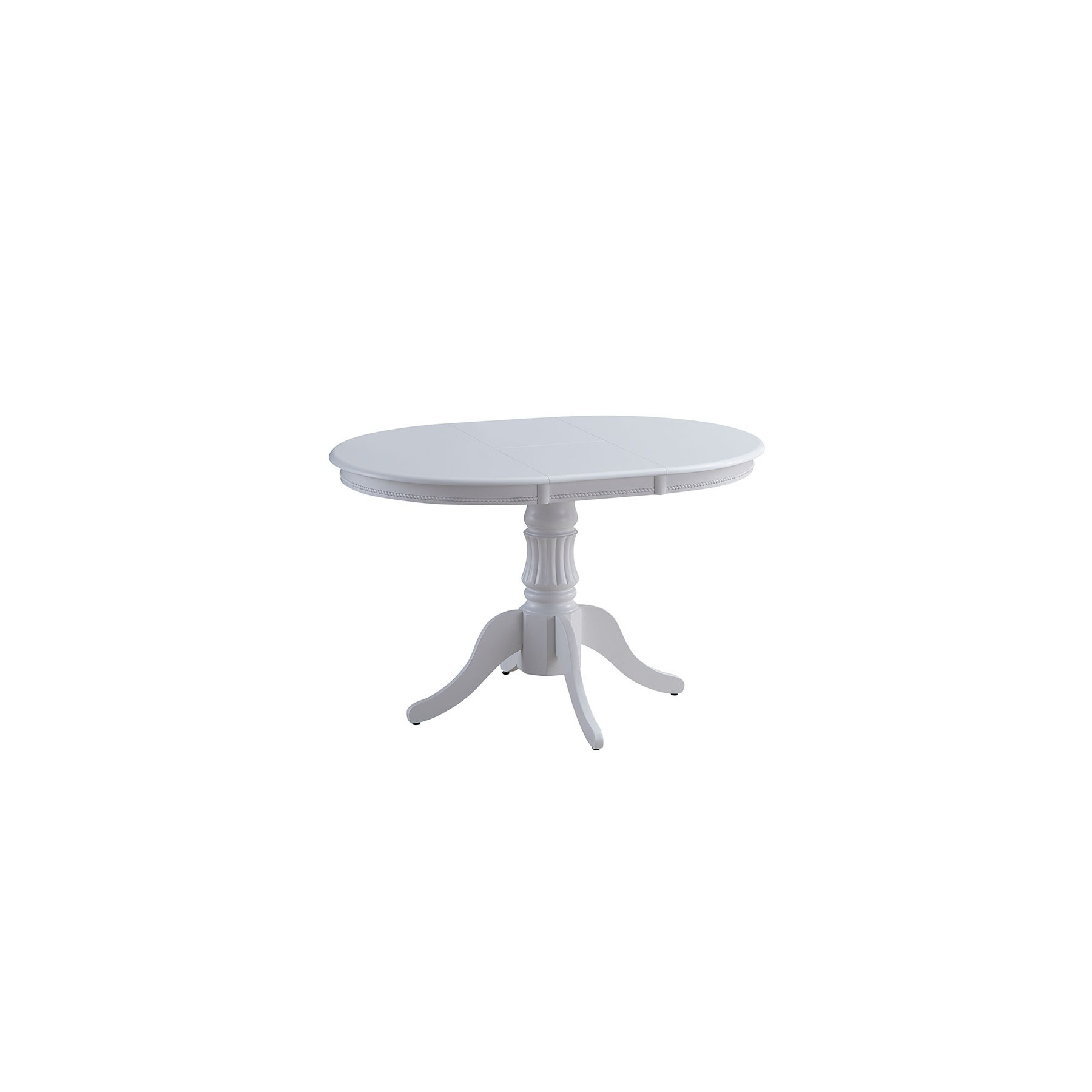 Masa extensibila wilde, 90-123x90x76 cm, alba