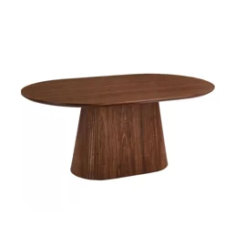 Masa Girona, 180x90x76 h cm, Blat MDF, Nuc