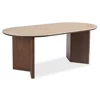Masa Living Daytona, 200x100x77.5 cm, MDF/Blat Cermic, Nuc/Travertin picture - 4