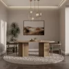 Masa Loen, 204x90x75 h cm, Pal Melaminat, Stejar Cremona picture - 1