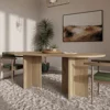 Masa Loen, 204x90x75 h cm, Pal Melaminat, Stejar Cremona picture - 2