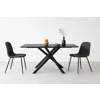 Masa Neross, 180x90x76 h cm, Metal/MDF, Negru/Negru picture - 3