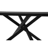 Masa Neross, 180x90x76 h cm, Metal/MDF, Negru/Negru picture - 5