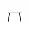Masa Thor, 120x80x75 H cm, Blat Ceramic, Negru/Alb Marmura picture - 4