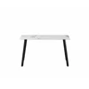 Masa Thor, 140x80x75 H cm, Blat Ceramic, Negru/Alb Marmura picture - 3