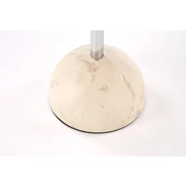 Masuta de Cafea Adriatica, Ø40x51 cm, Metal/Sticla, Beige/Maro