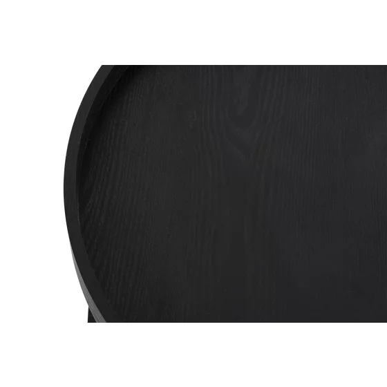 Masuta de Cafea Bivio, 64x64x40, Metal/Pal Melaminat, Neagra picture - 4
