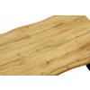 Masuta de Cafea Evele, Stil Industrial, 90x60x39 h cm, Picior Metalic, Blat MDF, Negru/Stejar picture - 5