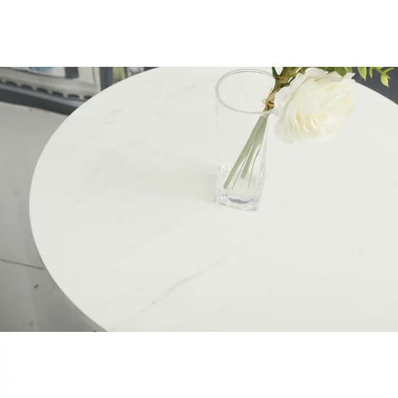 Masuta De Cafea Farsad, ⌀45x52 CM, MDF/Metal, Negru/Alb picture - 3