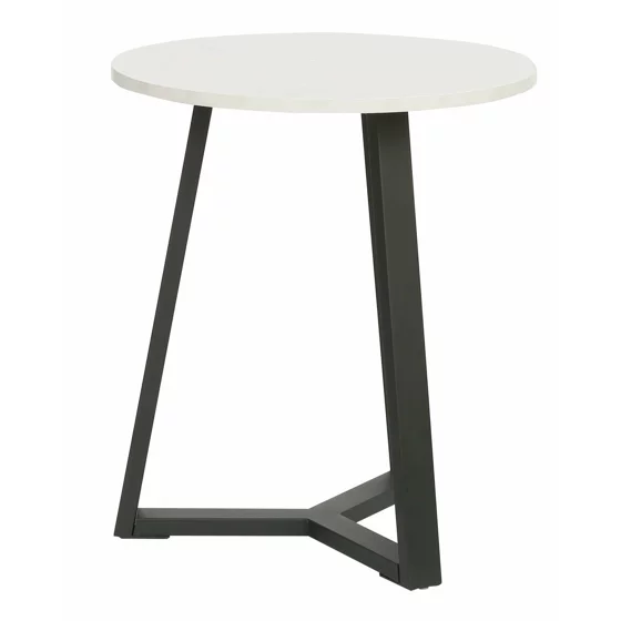 Masuta De Cafea Farsad, ⌀45x52 CM, MDF/Metal, Negru/Alb picture - 4