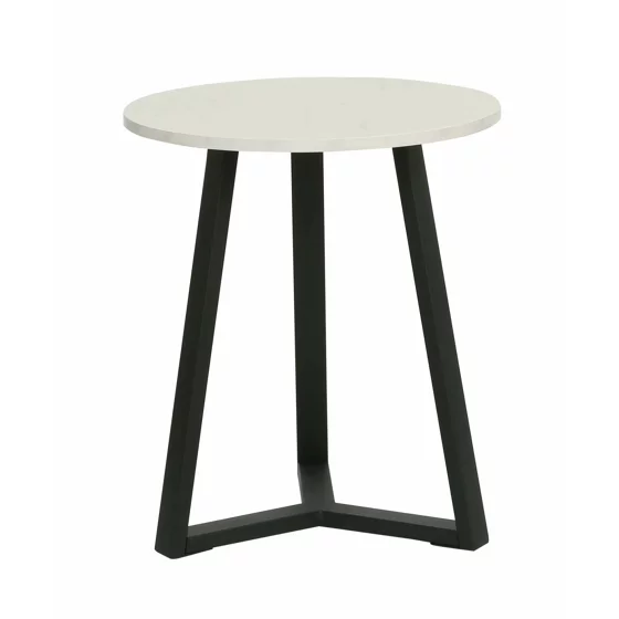 Masuta De Cafea Farsad, ⌀45x52 CM, MDF/Metal, Negru/Alb picture - 5