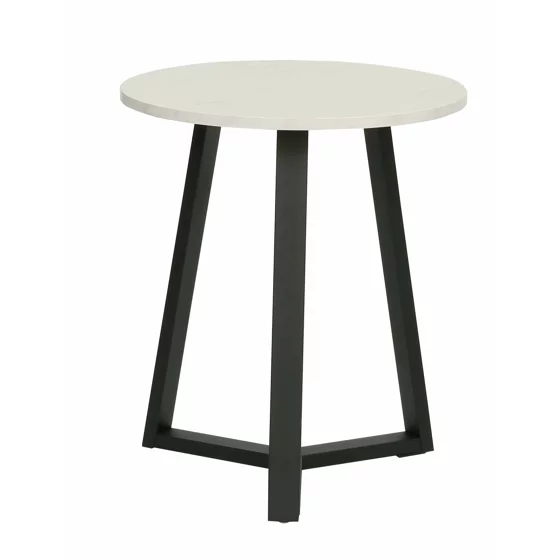 Masuta De Cafea Farsad, ⌀45x52 CM, MDF/Metal, Negru/Alb picture - 1