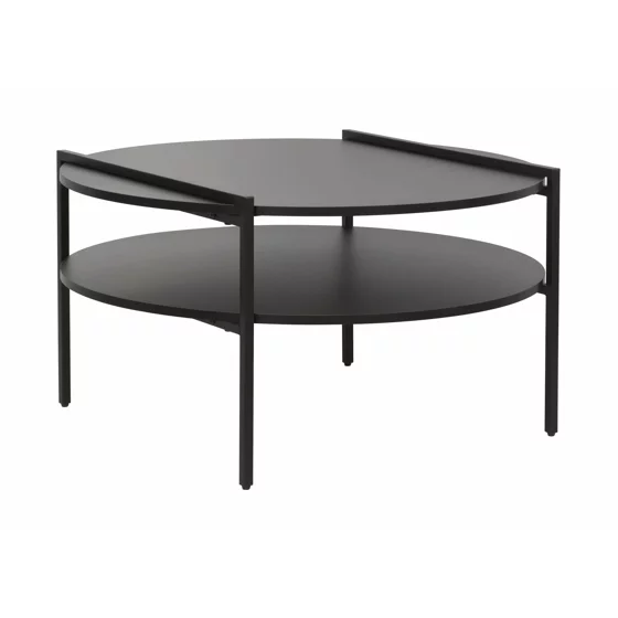 Masuta De Cafea Fjord, ⌀80x45 CM, Metal/Pal Melaminat, Negru picture - 3