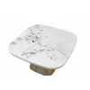 Masuta de Cafea Gordon, 80x80x45 cm, Baza MDF/Blat Piatra Sinterizata, Stejar/Beige Pandora picture - 3