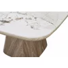 Masuta de Cafea Gordon, 80x80x45 cm, Baza MDF/Blat Piatra Sinterizata, Stejar/Beige Pandora picture - 5