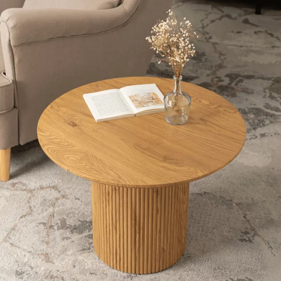 Masuta de Cafea Madagascar, 60x45 h cm, MDF, Stejar Natur picture - 1