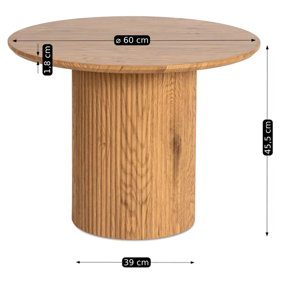 Masuta de Cafea Madagascar, 60x45 h cm, MDF, Stejar Natur picture - 6