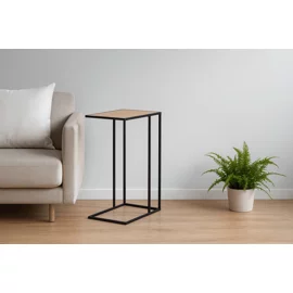 Masuta De Cafea Minima, 40x30x58 h cm, Metal/Pal Melaminat, Negru/Stejar