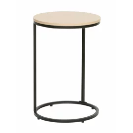 Masuta De Cafea Moos ⌀40x60 CM, Metal/Pal Melaminat, Negru/Natur