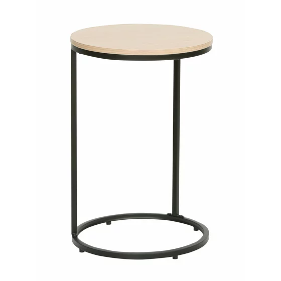 Masuta De Cafea Moos ⌀40x60 CM, Metal/Pal Melaminat, Negru/Natur picture - 1