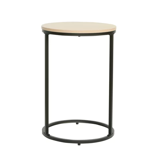 Masuta De Cafea Moos ⌀40x60 CM, Metal/Pal Melaminat, Negru/Natur picture - 5