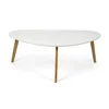 Masuta De Cafea Scandia,  120x60x45 h cm, Bambus/MDF, Natur/Alb picture - 3