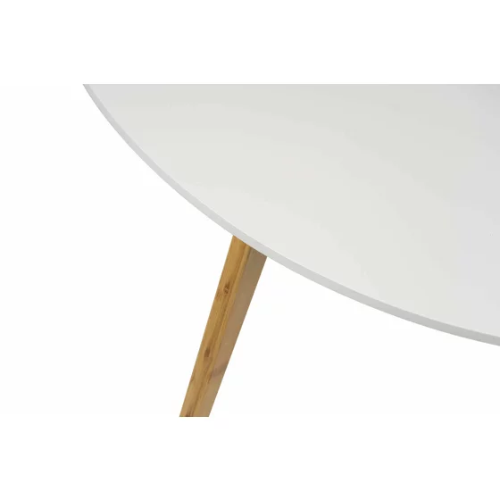 Masuta De Cafea Scandia,  120x60x45 h cm, Bambus/MDF, Natur/Alb picture - 4