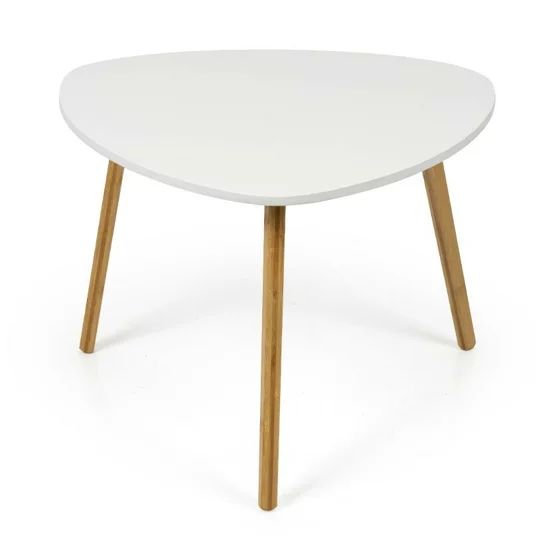 Masuta De Cafea Scandia, 55x55x40 cm, Bambus/MDF, Natur/Alb picture - 3