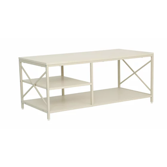 Masuta de Cafea Stora C 100x50x43 h cm, Metal/Pal Melaminat, Crem picture - 1