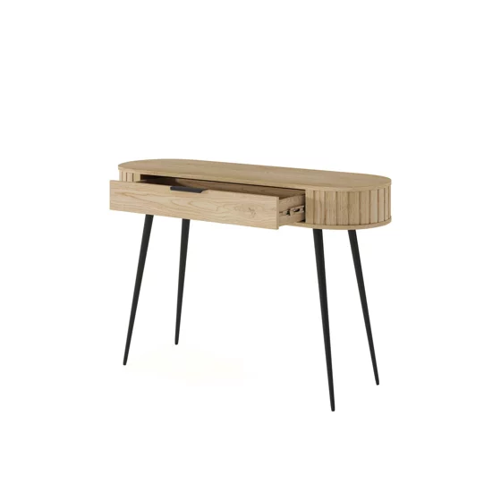 Masuta de Toaleta Lovi TOL1S, 120x40.2x80.2 h cm, Front Riflaj, Natur picture - 4