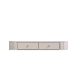 Masuta de Toaleta Suspendata Ovalio, TYP 202,  123x35.9x17.5 h cm, Pal Melaminat/MDF, Beige Nisip