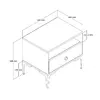 Noptiera Lizbon 532, 56x40x51 cm - Nuc picture - 5