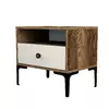 Noptiera Lizbon 533, 56x40x51 cm - Nuc/Cream picture - 4