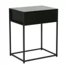 Noptiera Snoa 40x30x50 h cm, Metal/Pal Melaminat, Negru picture - 1