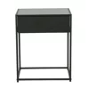 Noptiera Snoa 40x30x50 h cm, Metal/Pal Melaminat, Negru picture - 2