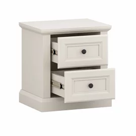 Noptiera Verona cu 2 Sertare, 47.8x37.5x51.3 h cm, Pal Melaminat/MDF, Casmir