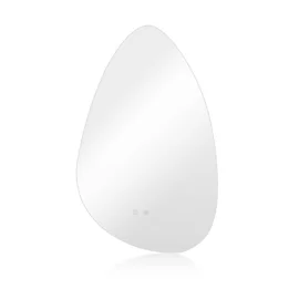 Oglinda de Baie cu Led Amorpho, 50x80 cm, Actionare Touch, Lumina Calda/Rece/Neutra