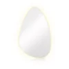 Oglinda de Baie cu Led Amorpho, 50x80 cm, Actionare Touch, Lumina Calda/Rece/Neutra
