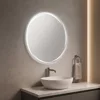Oglinda de Baie cu Led Circo, Ø80 cm, Actionare Touch, Lumina Calda/Rece/Neutra picture - 4