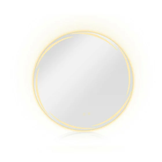 Oglinda de Baie cu Led Circo, Ø80 cm, Actionare Touch, Lumina Calda/Rece/Neutra picture - 5